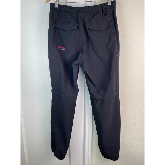 Columbia Black Track Pants with Pink Accents - Picture 5 of 10